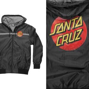 Santa Cruz Skateboards Classic Dot Windbreaker Jacket M
